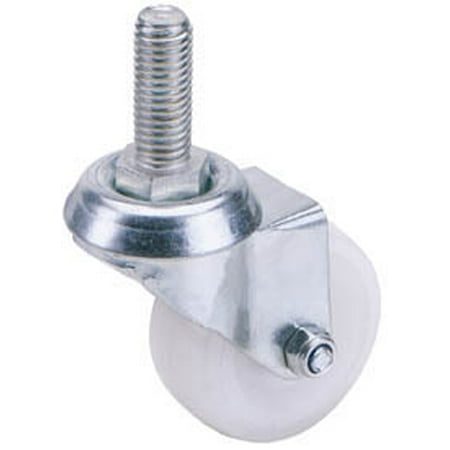 Draper 65494 50mm Diameter Swivel Bolt Fixing Nylon Wheel - S.W.L. 50Kg