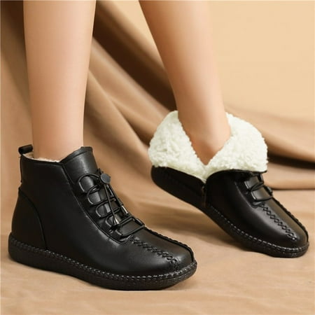 ZMHEGW Boots For Women On Thermal Plus Size h Heel Slip Flat Breathable Winter Boots Shoes
ZMHEGW Boots For Women On Thermal Plus Size h Heel Slip Flat Breathable Winter Boots Shoes