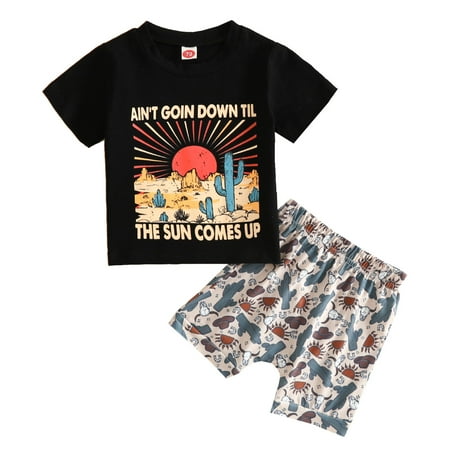 Toddler Boys Girls Short Sleeve Baby Leisure Simple Clothing Cartoon Printed T-Shirt Child Shirt Tops Shorts Outfits
Toddler Boys Girls Short Sleeve Baby Leisure Simple Clothing Cartoon Printed T-Shirt Child Shirt Tops Shorts Outfits