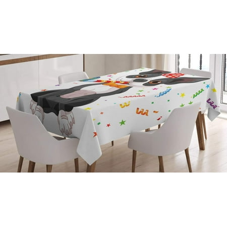 Mindunm Birthday Tablecloth Black and White Boston Terrier Dog with Colorful Party Celebration Backdrop Dining Room Kitchen Rectangular Table Cover 60 X 84 Dark Charcoal
Mindunm Birthday Tablecloth Black and White Boston Terrier Dog with Colorful Party Celebration Backdrop Dining Room Kitchen Rectangular Table Cover 60 X 84 Dark Charcoal