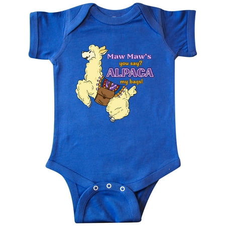 Inktastic Cute Jumping Alpaca Maw Maw s You Say ALPACA my Bags Gift Baby Boy or Baby Girl Bodysuit
Inktastic Cute Jumping Alpaca Maw Maw s You Say ALPACA my Bags Gift Baby Boy or Baby Girl Bodysuit