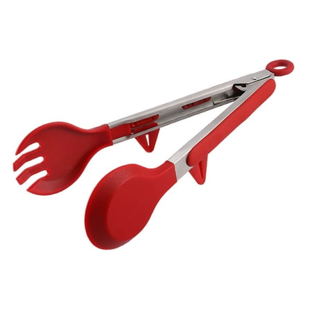 Stainless Steel and Silicone Food Tongs - Non-Scratch with Stand Comfortable Heat-Resistant Handle - Multipurpose Food Clip
Stainless Steel and Silicone Food Tongs - Non-Scratch with Stand Comfortable Heat-Resistant Handle - Multipurpose Food Clip