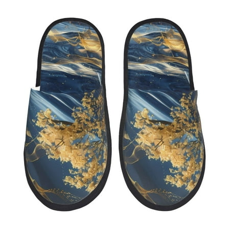 Qokaie Golden Fantasy Landscape Print Fuzzy Slippers for Women – Soft Plush Indoor Slippers with EVA Sole Cozy and Comfortable for Home and Travel-Large
Qokaie Golden Fantasy Landscape Print Fuzzy Slippers for Women – Soft Plush Indoor Slippers with EVA Sole Cozy and Comfortable for Home and Travel-Large