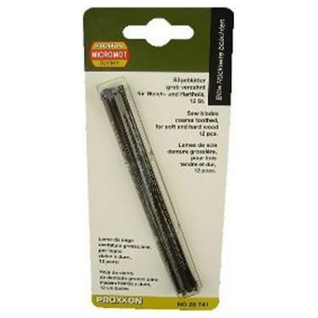 Proxxon Pin end scroll saw blades coarse toothed (10 TPI) set of 12
Proxxon Pin end scroll saw blades coarse toothed (10 TPI) set of 12
