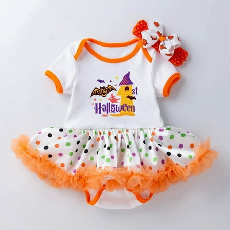 Baby Girls Bodysuits Print Spring Autumn Pumpkin Short Sleeve Tulle Romper Jumpsuit Headbands Clothes
Baby Girls Bodysuits Print Spring Autumn Pumpkin Short Sleeve Tulle Romper Jumpsuit Headbands Clothes