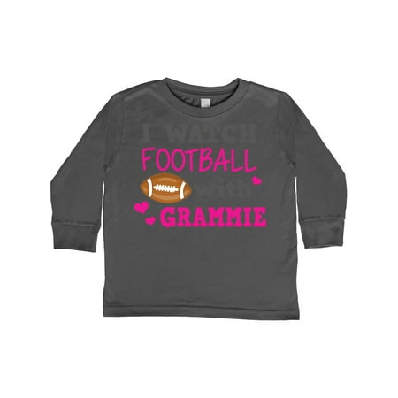 Inktastic I Watch Football with My Grammie Gift Toddler Toddler Girl Long Sleeve T-Shirt
Inktastic I Watch Football with My Grammie Gift Toddler Toddler Girl Long Sleeve T-Shirt