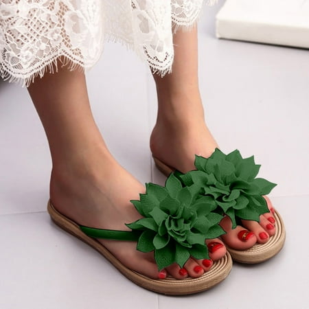 〖Yilirongyumm〗 Green 40 Slippers For Women Slippers Fashion Slippers Flowers Summer Beach Flat Sandals Shoes Women Slipper
〖Yilirongyumm〗 Green 40 Slippers For Women Slippers Fashion Slippers Flowers Summer Beach Flat Sandals Shoes Women Slipper