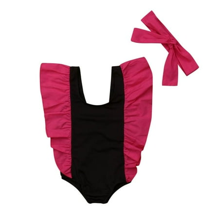 Infant Baby Girl Ruffle Swimsuit Swimwear One-Piece Bathing Suit Romper +Headband 2Pcs Set Outfit
Infant Baby Girl Ruffle Swimsuit Swimwear One-Piece Bathing Suit Romper +Headband 2Pcs Set Outfit