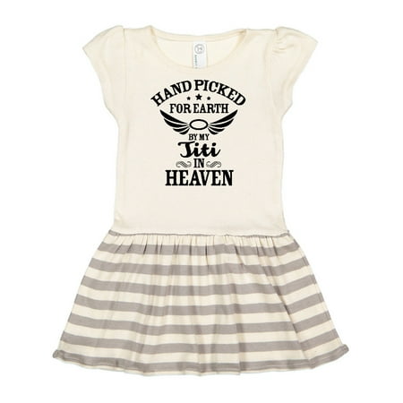 Inktastic Handpicked for Earth By My Titi in Heaven with Angel Wings Gift Toddler Girl Dress
Inktastic Handpicked for Earth By My Titi in Heaven with Angel Wings Gift Toddler Girl Dress