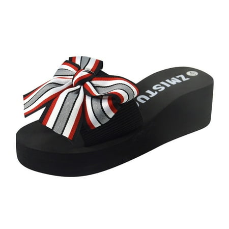 Pgeraug womens slippers Women Bow Sandals Slipper Indoor Outdoor Flip-Flops Beach Shoes Casual Slipper mens slippers Red 39
Pgeraug womens slippers Women Bow Sandals Slipper Indoor Outdoor Flip-Flops Beach Shoes Casual Slipper mens slippers Red 39