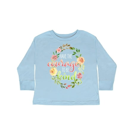 Inktastic Have the Courage to be Kind with Watercolor Flowers Gift Toddler Boy or Toddler Girl Long Sleeve T-Shirt
Inktastic Have the Courage to be Kind with Watercolor Flowers Gift Toddler Boy or Toddler Girl Long Sleeve T-Shirt