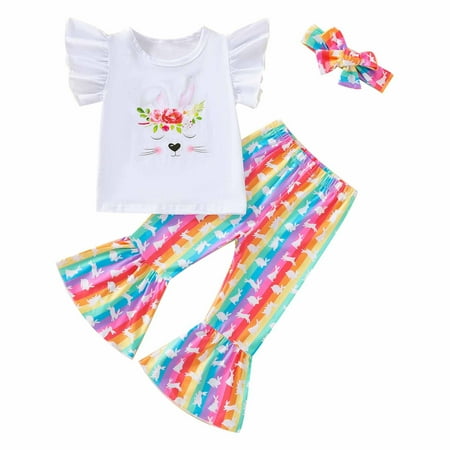 Summer Savings Clearance! Edvintorg 1-6 Years Easter Baby Clothing Girls Summer Easter Lovely Bunny Candy Color Fly Sleeves T-Shirt Top Trousers Headband Suit Kid Clothes Girl
Summer Savings Clearance! Edvintorg 1-6 Years Easter Baby Clothing Girls Summer Easter Lovely Bunny Candy Color Fly Sleeves T-Shirt Top Trousers Headband Suit Kid Clothes Girl