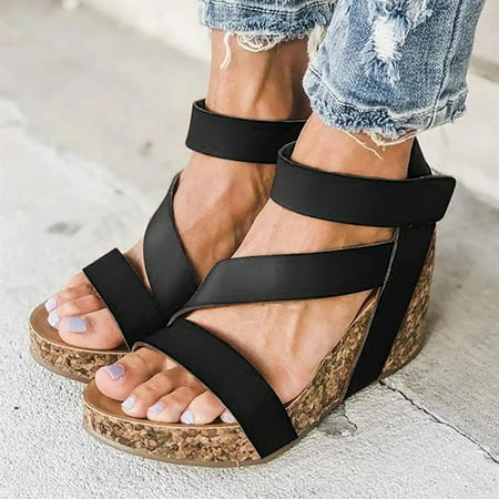 Women s Ladies Fashion Casual Solid Open Toe Platforms Sandals Beach Shoes Black 6.14997
Women s Ladies Fashion Casual Solid Open Toe Platforms Sandals Beach Shoes Black 6.14997