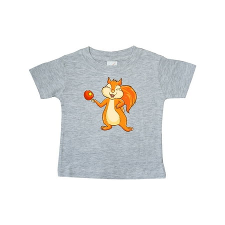 Inktastic Squirrel Ping Pong Gift Baby Boy or Baby Girl T-Shirt