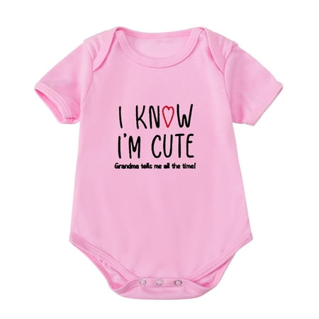 QIPOPIQ Toddler Girls Jumpsuits & Rompers Clearance Toddler Kids Baby Boys Girls Fashion Cute Solid Color Letter Print Short Sleeve One-piece Romper Jumpsuit
QIPOPIQ Toddler Girls Jumpsuits & Rompers Clearance Toddler Kids Baby Boys Girls Fashion Cute Solid Color Letter Print Short Sleeve One-piece Romper Jumpsuit