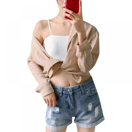 Hot Sale! Woman Tube Top Solid Color Basic Plain Spaghetti Strap Tube Crop Cami Top Bra Girls Soft Brassiere Underwear Lingerie White
Hot Sale! Woman Tube Top Solid Color Basic Plain Spaghetti Strap Tube Crop Cami Top Bra Girls Soft Brassiere Underwear Lingerie White