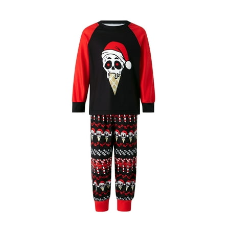 HUIJZG Halloween Christmas Family Matching Pajamas Sets Santa Print Long Sleeve Top Elastic Waist Pants Parent-Child Holiday Pjs Outfits
HUIJZG Halloween Christmas Family Matching Pajamas Sets Santa Print Long Sleeve Top Elastic Waist Pants Parent-Child Holiday Pjs Outfits
