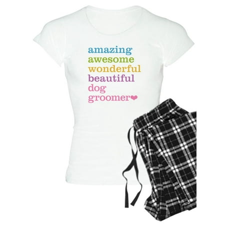 CafePress - Amazing Dog Groomer - Women s Light Pajamas