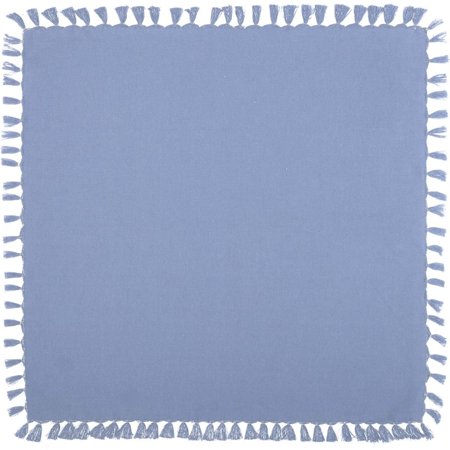 Cornflower Blue Farmhouse Tabletop Kitchen Cassidy Cotton Solid Color Square Napkin Set of 6
