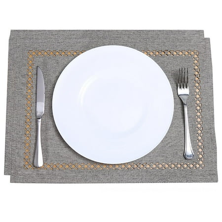 SterneMond Set of 2 Rectangular Placemats Home Anti-scalding Dining Table Mats Waterproof and Heat-resistand Placemat for Kitchen Table
SterneMond Set of 2 Rectangular Placemats Home Anti-scalding Dining Table Mats Waterproof and Heat-resistand Placemat for Kitchen Table