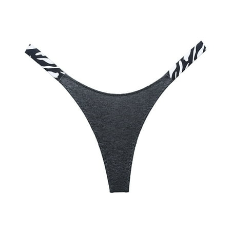 Larisalt Panties For Women Women s Underwear Cotton Panties G String T-Back Thongs Lingerie Gray S
Larisalt Panties For Women Women s Underwear Cotton Panties G String T-Back Thongs Lingerie Gray S