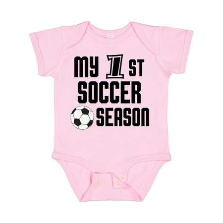 Inktastic My 1st Soccer Season Gift Baby Boy Bodysuit