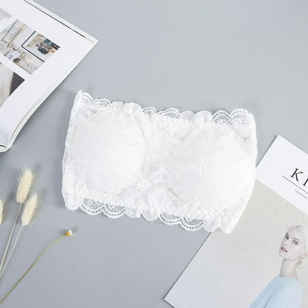 Sexy Summer Women Strapless Bra Lace Tube Top Bandeau Crop Tank Seamless Padded Underwear
Sexy Summer Women Strapless Bra Lace Tube Top Bandeau Crop Tank Seamless Padded Underwear
