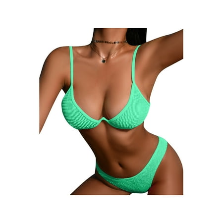 wsevypo Women s Bikini Sets Swimsuit Sleeveless Push Up Padded Bikini Bras with Briefs Brazilian Bikini Bathing Suit
wsevypo Women s Bikini Sets Swimsuit Sleeveless Push Up Padded Bikini Bras with Briefs Brazilian Bikini Bathing Suit
