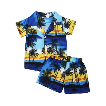 Gwiyeopda Toddler Kid Baby Boy Hawaiian Beach Shirt Tops Shorts Pants 2pcs Outfit Set
Gwiyeopda Toddler Kid Baby Boy Hawaiian Beach Shirt Tops Shorts Pants 2pcs Outfit Set