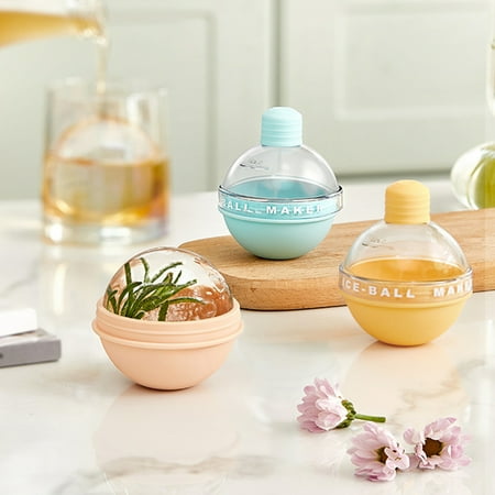 Mairbeon Ice Ball Mold with Clear Lid Versatile Silicone 3D Sphere Round Ice Ball Maker Bar Accessories
Mairbeon Ice Ball Mold with Clear Lid Versatile Silicone 3D Sphere Round Ice Ball Maker Bar Accessories