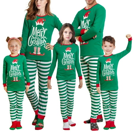 Christmas Family Matching Pajamas Sets Holidays Sleepwear Tops Stripe Pants XMAS Jammies for Women
Christmas Family Matching Pajamas Sets Holidays Sleepwear Tops Stripe Pants XMAS Jammies for Women