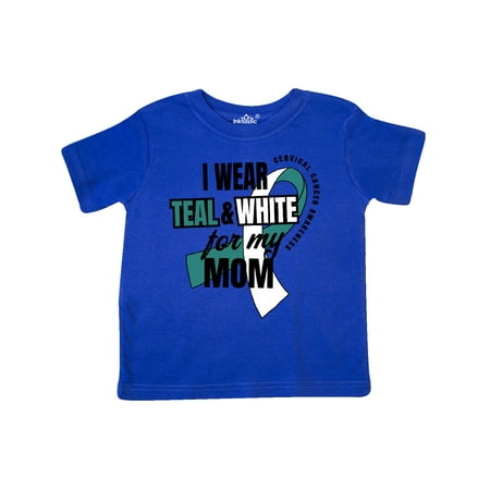 Inktastic I Wear Teal and White For My Mom Cervical Cancer Awareness Gift Toddler Boy or Toddler Girl T-Shirt
Inktastic I Wear Teal and White For My Mom Cervical Cancer Awareness Gift Toddler Boy or Toddler Girl T-Shirt