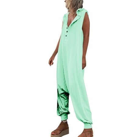 Jumpsuits For Women Dressy Button Hooded Sleeveless Pants Jumpsuit Trousers Women s Jumpsuits Rompers & Overalls Summer Rompers For Women 2023 Beach
Jumpsuits For Women Dressy Button Hooded Sleeveless Pants Jumpsuit Trousers Women s Jumpsuits Rompers & Overalls Summer Rompers For Women 2023 Beach