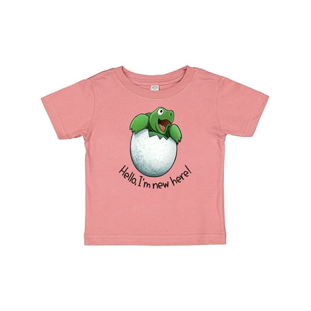 Inktastic Hello I m New Here Cute Baby Turtle Gift Baby Boy or Baby Girl T-Shirt
Inktastic Hello I m New Here Cute Baby Turtle Gift Baby Boy or Baby Girl T-Shirt