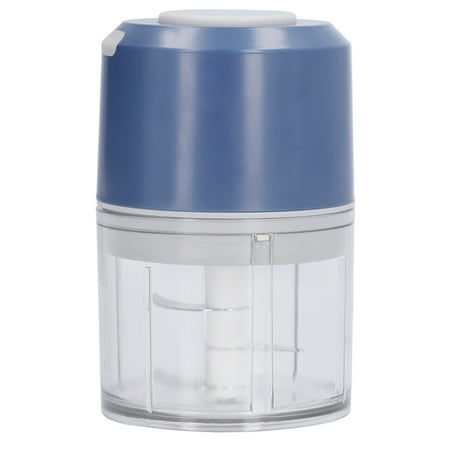 Electric Garlic Mincer Mini Food Processor Energy Saving Four-Column Spoiler Cup Time Saving With USB Cable For Kitchen For Garlic Blue
Electric Garlic Mincer Mini Food Processor Energy Saving Four-Column Spoiler Cup Time Saving With USB Cable For Kitchen For Garlic Blue