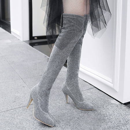 Yoslce Tall Boots For Women Sexy Autumn And Winter Fashion Was Thin High-Heeled Women S
Yoslce Tall Boots For Women Sexy Autumn And Winter Fashion Was Thin High-Heeled Women S