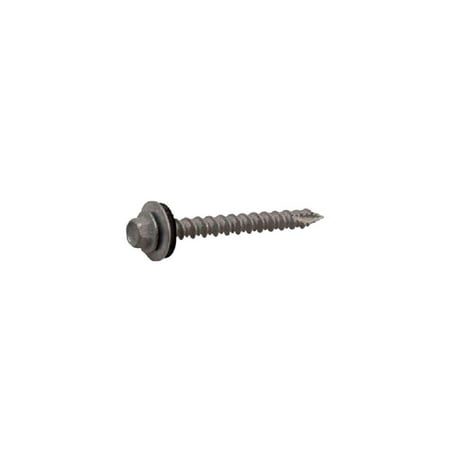 12PC Grip-Rite Grip-Rite 212W1 Washer Roofing Screws 2-1/2 Inch
