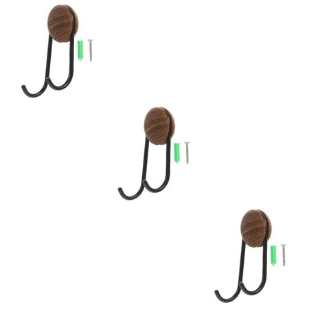 Set of 3 Wood Grain Hook Hooks for Wall Clothing Hat Hanger Gold Decor Towel Dorm Stainless Steel Ordinary Abs
Set of 3 Wood Grain Hook Hooks for Wall Clothing Hat Hanger Gold Decor Towel Dorm Stainless Steel Ordinary Abs