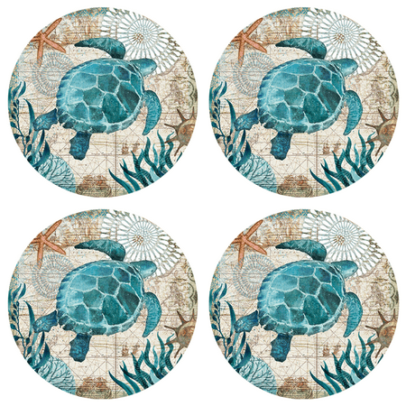 Marble Pattern Coasters - Round Drinks Absorbent Stone Coaster Set with Ceramic Stone and Cork Base
Marble Pattern Coasters - Round Drinks Absorbent Stone Coaster Set with Ceramic Stone and Cork Base