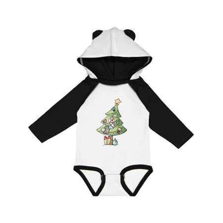 Inktastic Christmas Tree Gift Baby Boy or Baby Girl Long Sleeve Bodysuit