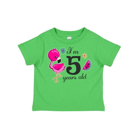 Inktastic I m 5 Years Old with Flamingo and Flowers Gift Toddler Toddler Girl T-Shirt
Inktastic I m 5 Years Old with Flamingo and Flowers Gift Toddler Toddler Girl T-Shirt