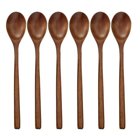 Azhf Hot Sales 6pcs Eating Long Handle Natural For Soup Mixing Picnic Wooden Spoon Korean Style
Azhf Hot Sales 6pcs Eating Long Handle Natural For Soup Mixing Picnic Wooden Spoon Korean Style
