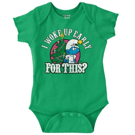 Grumpy Smurf Christmas Xmas Tree Romper Boys or Girls Infant Baby Brisco Brands 18M
Grumpy Smurf Christmas Xmas Tree Romper Boys or Girls Infant Baby Brisco Brands 18M