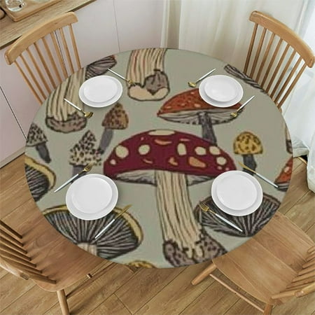 Patifu Mushroom Round Tablecloth 100% Polyester Waterproof Stain Resistant Ideal for Indoor and Outdoor Events Weddings Parties 31 -35
Patifu Mushroom Round Tablecloth 100% Polyester Waterproof Stain Resistant Ideal for Indoor and Outdoor Events Weddings Parties 31 -35