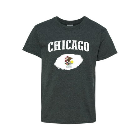 Chicago Illinois Unisex Youth Kids T-Shirt Tee