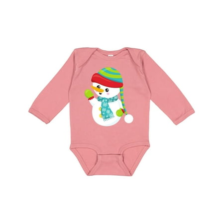 Inktastic Snowman With Hat Carrot Nose Scarf Gloves Gift Baby Boy or Baby Girl Long Sleeve Bodysuit
Inktastic Snowman With Hat Carrot Nose Scarf Gloves Gift Baby Boy or Baby Girl Long Sleeve Bodysuit
