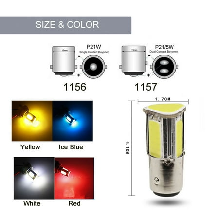 GWONG 1156/1157 LED Wedge 4 Sides Car Light Brake Reversing Bulb Turn Signal Lamp
GWONG 1156/1157 LED Wedge 4 Sides Car Light Brake Reversing Bulb Turn Signal Lamp