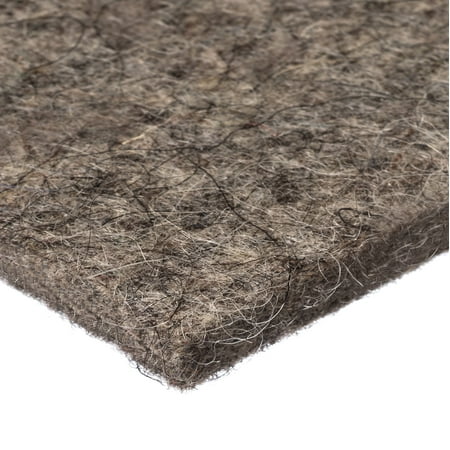 Grade F13 Felt Sheet No Adhesive - 1/2 Thick x 36 Wide x 36 Long