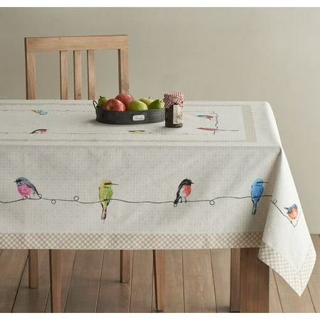 Maison d Hermine Birdies on Wire Tablecloth