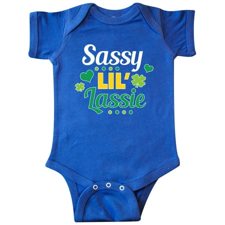 Inktastic Saint Patrick s Day Sassy Lil Lassie with Shamrocks Gift Baby Boy or Baby Girl Bodysuit
Inktastic Saint Patrick s Day Sassy Lil Lassie with Shamrocks Gift Baby Boy or Baby Girl Bodysuit